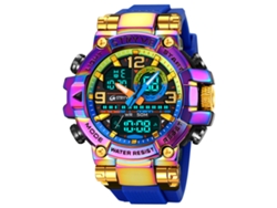 Reloj Electrónico Deportivo Para Estudiantes Y Jóvenes (azul Vibrante), Elegante Reloj De Pulsera Multifuncional.