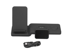 Base de carga inalámbrica rápida magnética 4 en 1 para iPhone 12, Apple Watch y auriculares (sin marca)