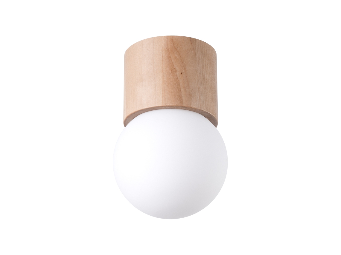 Sollux Sl.1190 Boomo Lámpara De Techo G9 Madera Natural