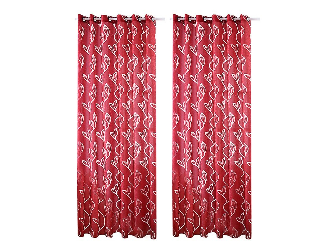 2 piezas cortina para sala de estar ALLINLESS