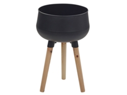 Maceta BELIANI Agros de Hierro Negro 30x30x47