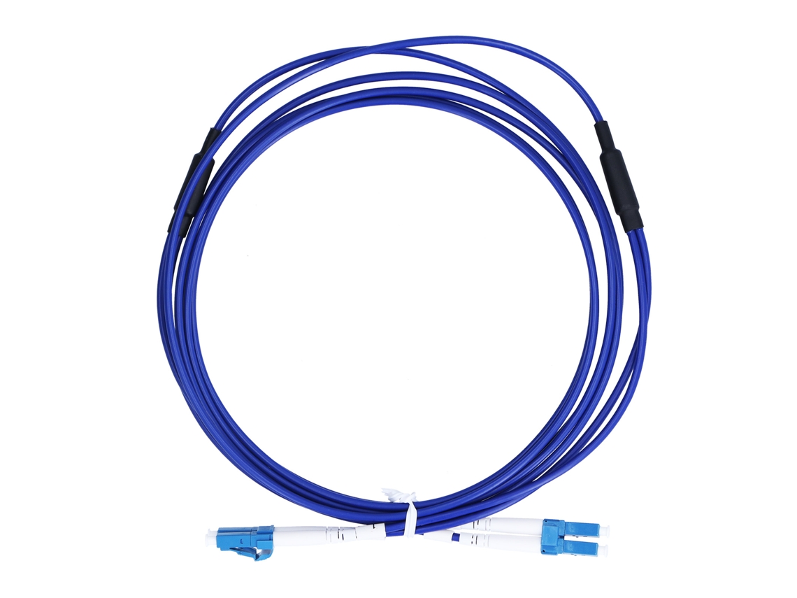Yncm2026-cable De Fibra Óptica Blindado Mono-modo 2 Núcleos Jumper Lc Upc-lc Upc Azul 3 Metros