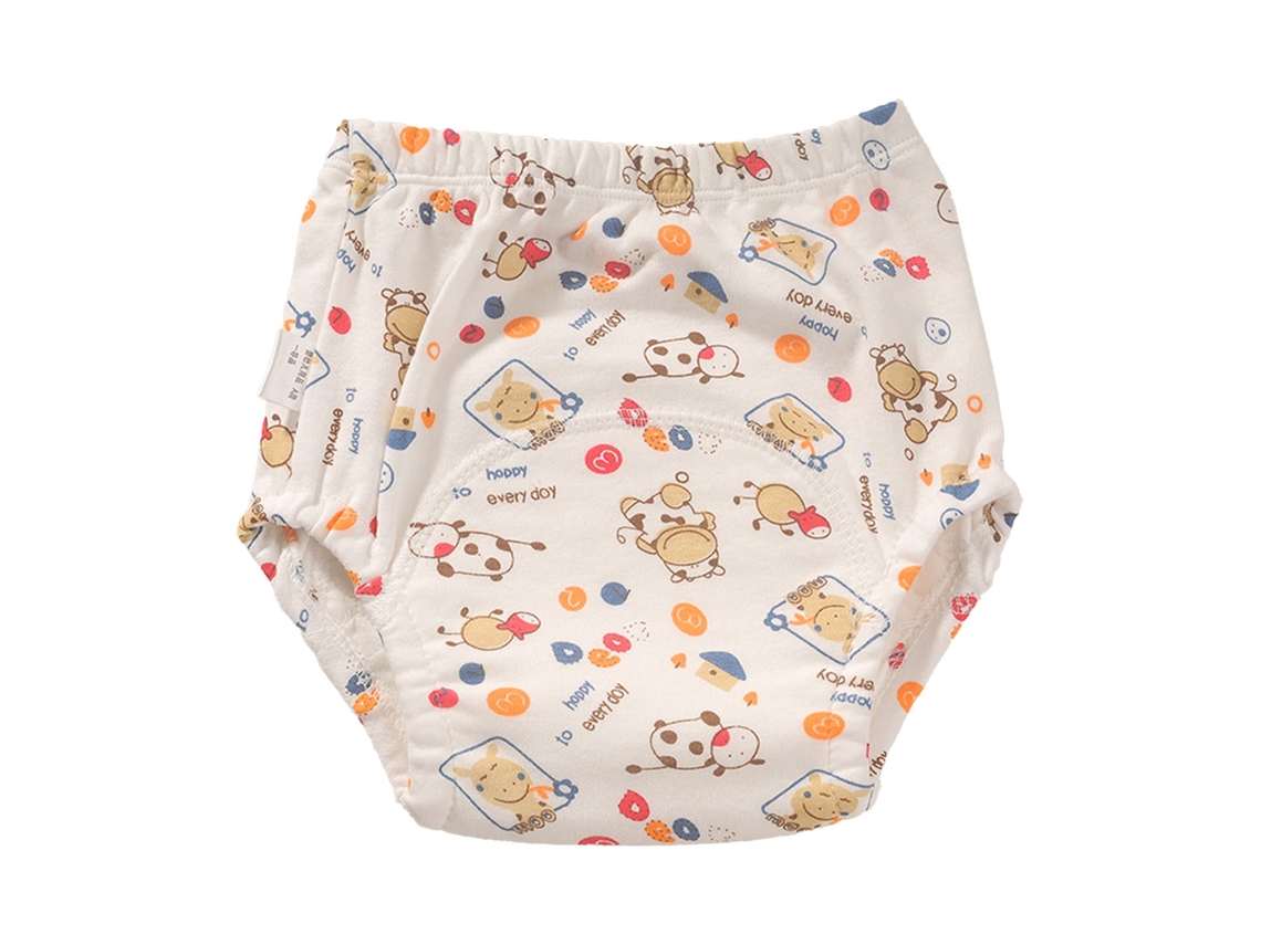 Calcinhas De Treino Para Bebê Laváveis Reutilizáveis Algodão Fofo Para Meninos Meninas L (15-19kg)