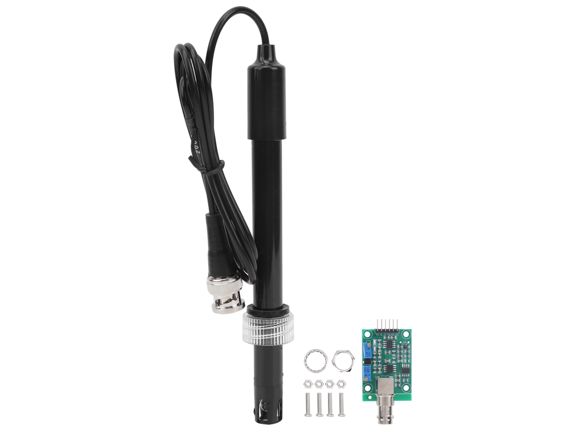 2026velora-sonda Electrodos Ph 0-14 Módulo sensor de monitoreo Sonda de prueba BNC no recargable