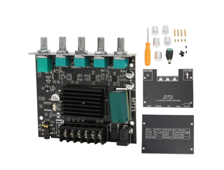 Placa amplificadora Bluetooth, 2X50W+100W MT21 DC12â24V