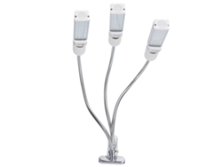 Lámpara Led Para Cultivo De Plantas, Casquillo E27, 3 Cabezales, Usb, Clip, Luz Blanca Para Jardín, 66 W, 3000 Lm
