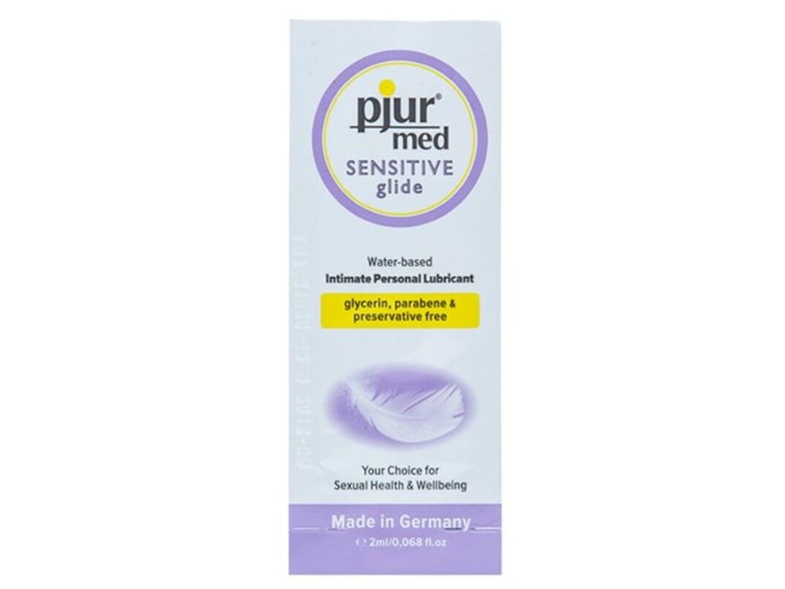 Lubricante PJUR A Base De Agua Sensitive Glide (2 ml)