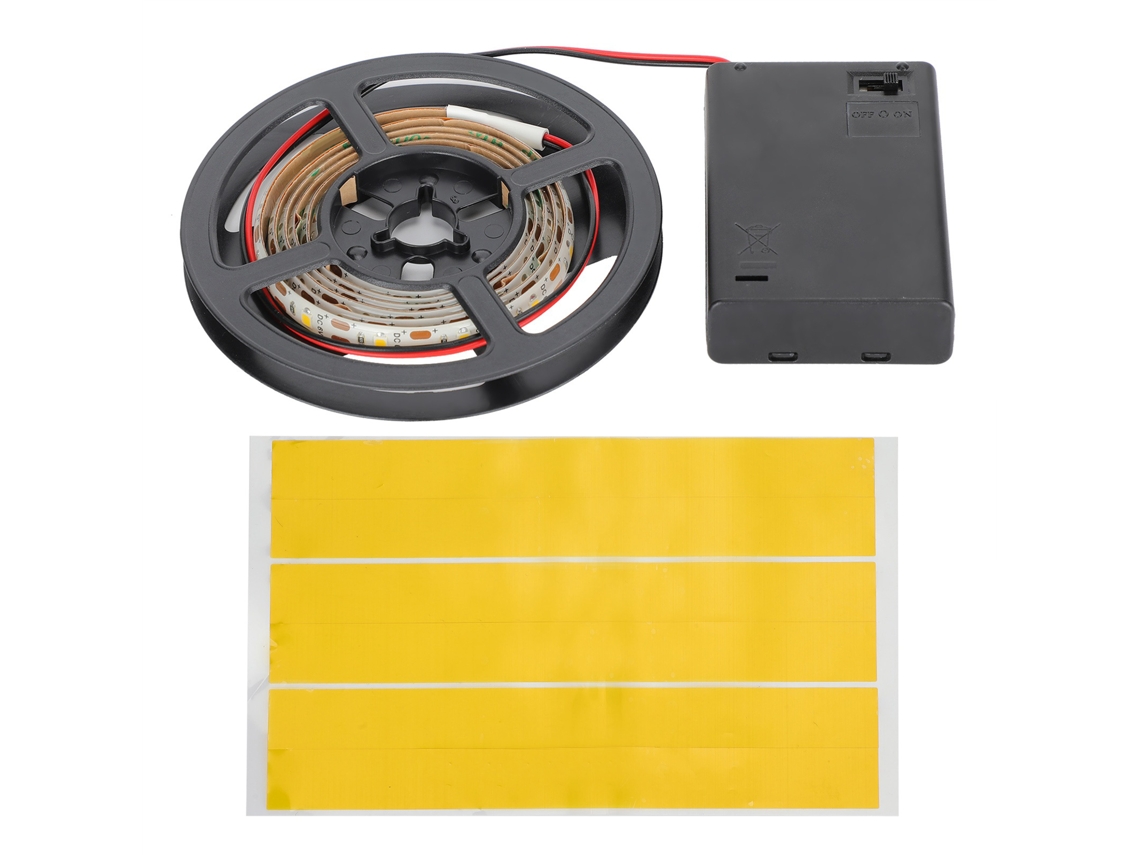 Rebe-tira Led De 1m 60led Ip65 Impermeable Iluminación Decorativa Para Hogar Dormitorio Coche Boda Fiesta