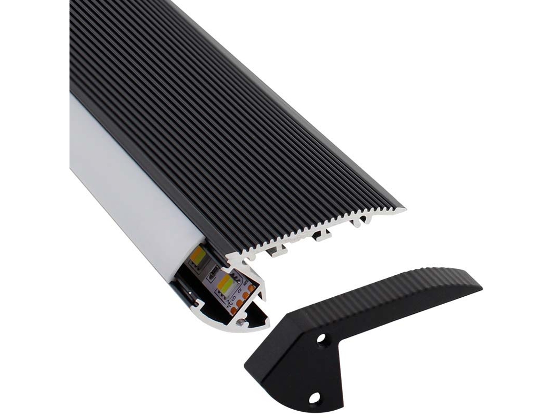 Perfil Aluminio Cinema Para Tiras Led 2 Metros LEDBOX