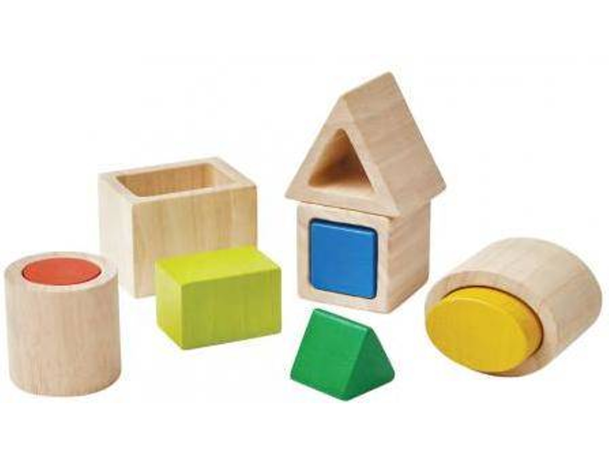Juego Incorporado Figuras geometricas PLAN TOYS Madera