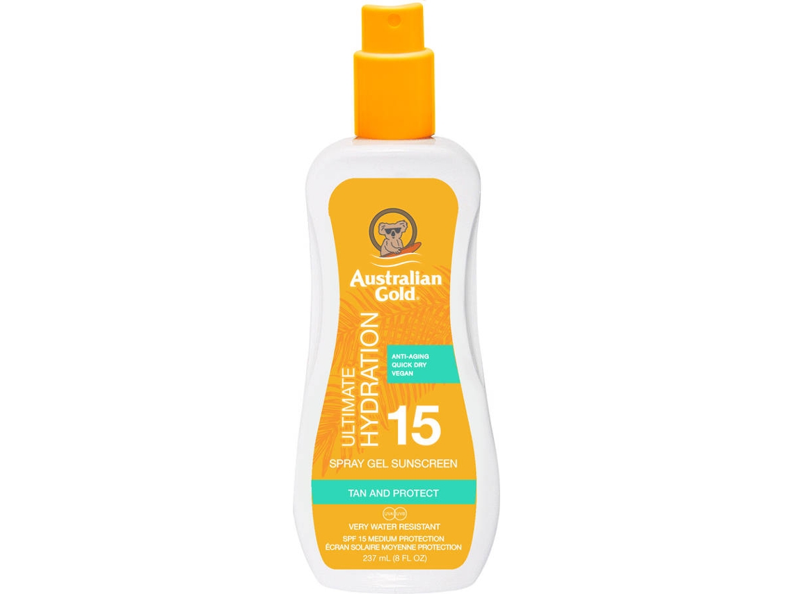 Protector Solar AUSTRALIAN GOLD Ultimate Hydration Spray Gel SPF 15 (237 ml)