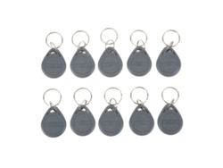 100pcs Llavero Rfid 125khz Sensible Impermeable Para Control De Acceso Parking Comunidad Gris