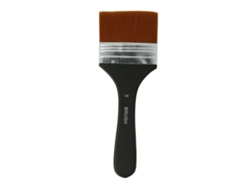 Brocha Plana Profesional Con Mango De Madera Para Yeso, Barnices, Acrílico, Óleo, Agua, Paredes, Muebles Y Limpieza Del Hogar.