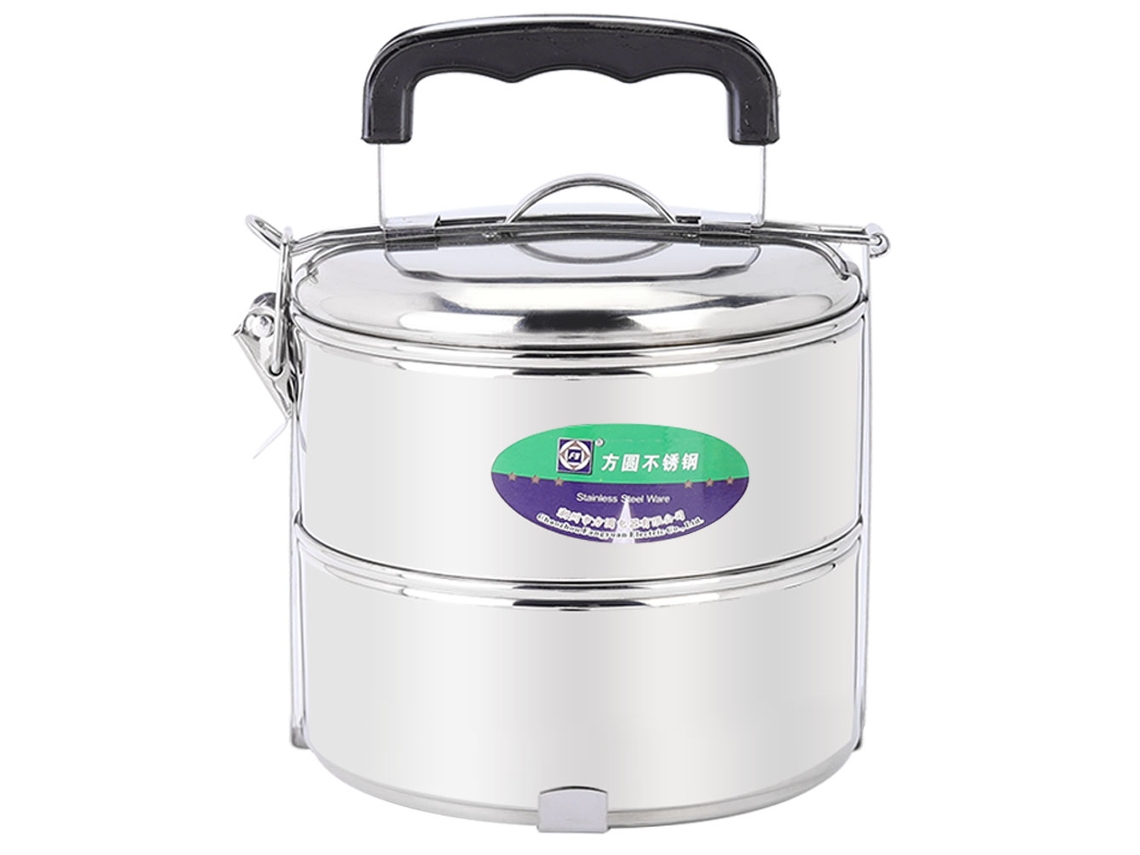 Fiambrera De Acero Inoxidable Con 2/3/4 Compartimentos Para Llevar El Almuerzo, Ideal Para El Hogar, La Oficina O La Escuela.