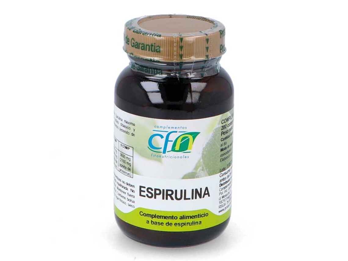 Complemento Alimentar CFN Espirulina 400 Mg 200 Comprimidos (200 Comprimidos)