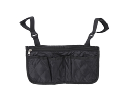 Bolsa Lateral Para Reposabrazos De Silla De Ruedas, Accesorio Negro, Bolsa De Almacenamiento Para Personas Con Discapacidad.