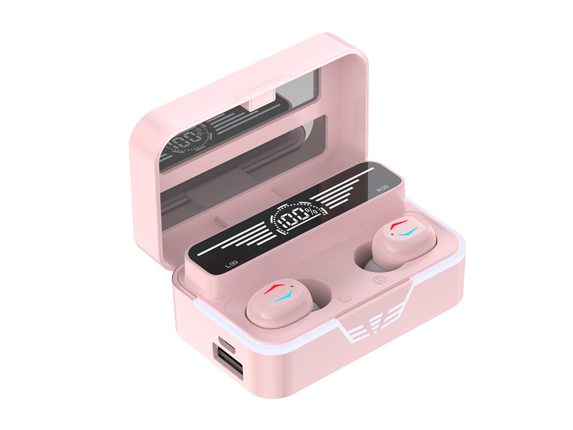 Auriculares Inalámbricos Tws Inalámbrico Reducción Ruido YIZHOOD Bluetooth Rosa
