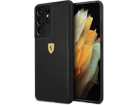 Funda Samsung Galaxy S21 Ultra FERRARI Anti-Choque (Negro)