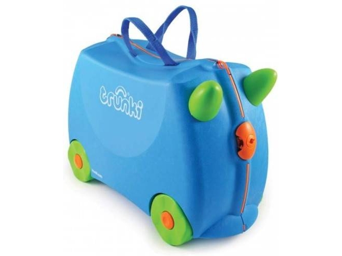 Maleta de Viaje Infantil TRUNKI Andador Azul Azul