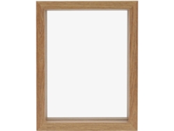 Marco de fotos doble de madera natural para 18 fotos, boda, decoración, sala de estar, dormitorio, lateral cm, GOKOCO