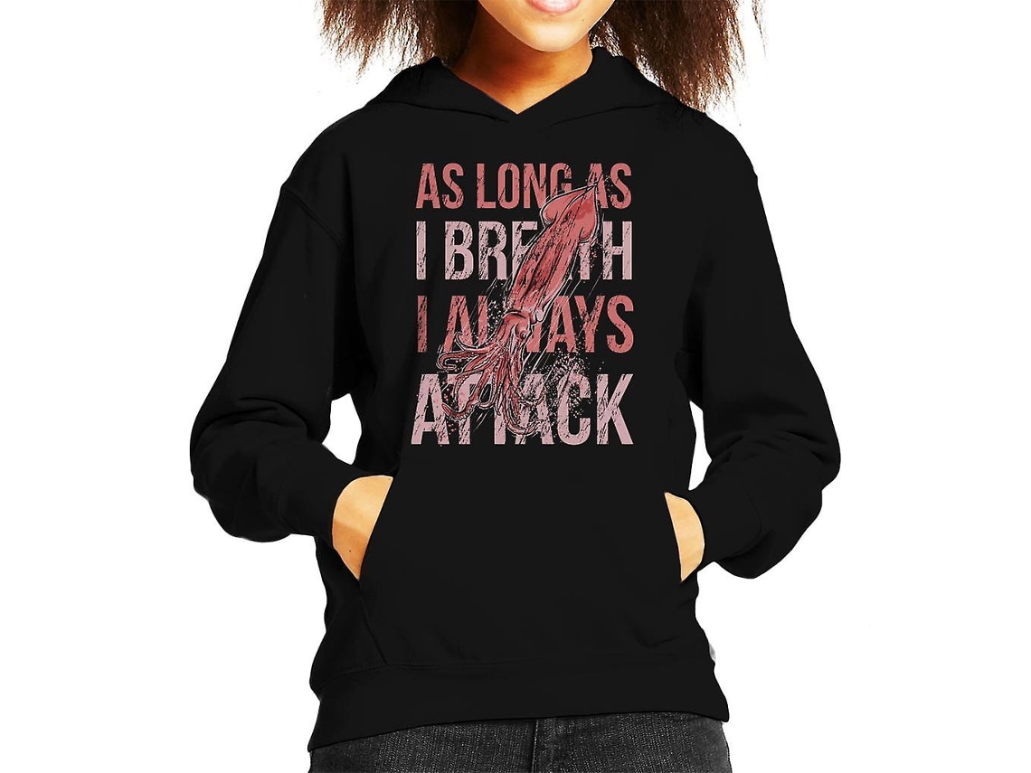 Sudadera con capucha infantil con la frase "Medusa que siempre ataco" de Rosewell