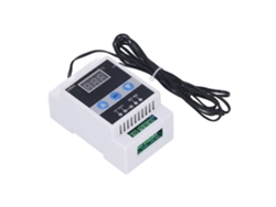Controlador de temperatura con pantalla digital, termostato de riel DIN, 110-240 V, resistente a caídas de agua