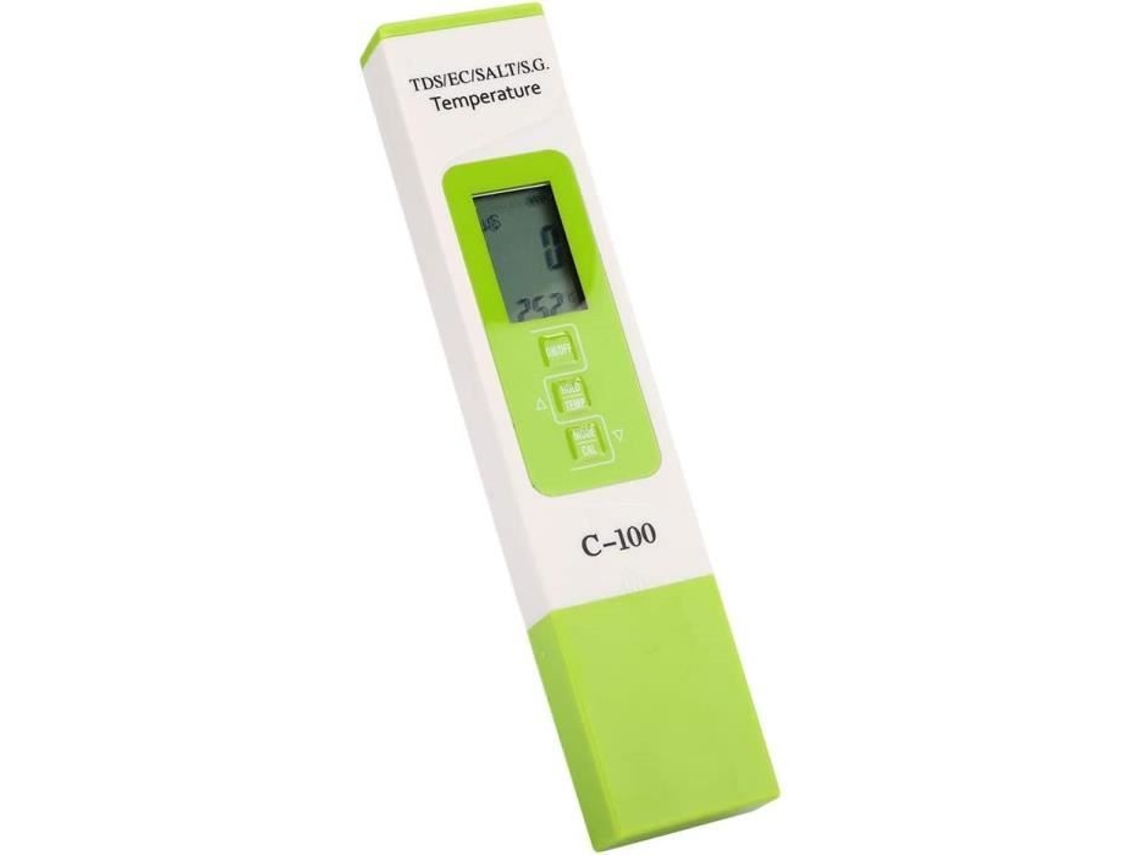 Detector de prueba de agua de 0 metros, calidad del agua duradera multifuncional, medidor Tds de 5 pulgadas para piscina hidropónica P 753