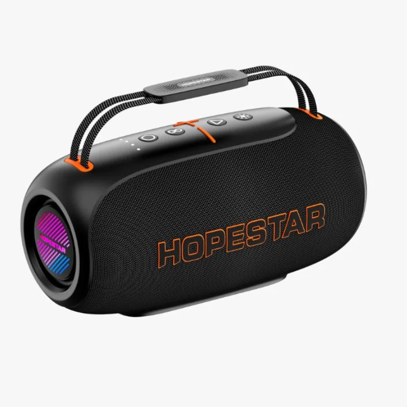 Altavoz Bluetooth (negro), Resistente Al Agua Ipx5, Karaoke Y Compatible Con Tarjeta Tf.