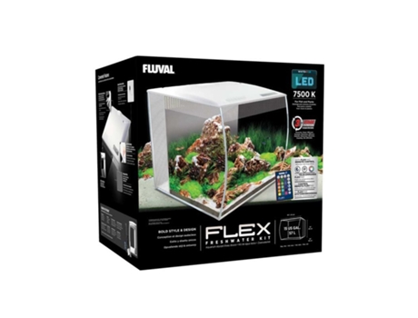 Aquário FLUVAL Flex 57 L Branco