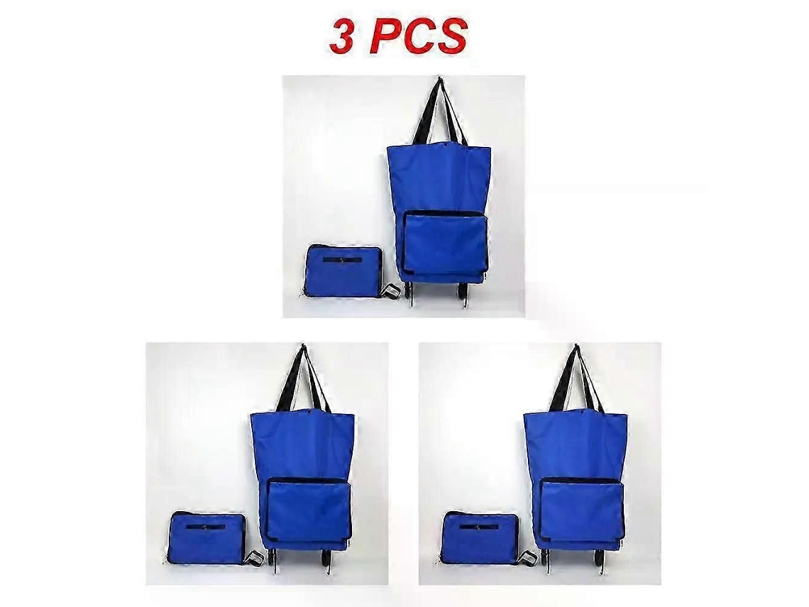 Bolsa de compras plegable, carrito con ruedas, organizador de verduras, portátil. GOKOCO