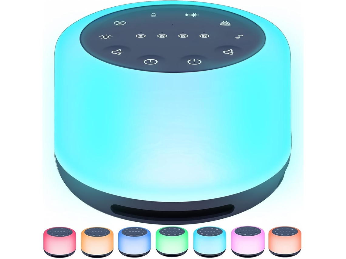 Máquina de ruido blanco 3 en 1, máquina de sonido para dormir con 30 sonidos relajantes para dormir y relajarse Nicecee