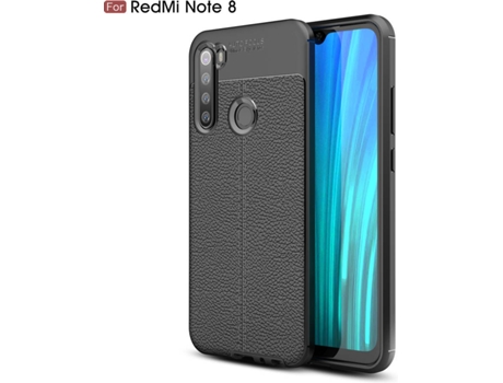 Carcasa Xiaomi Redmi Note 8 Rugged Leather Negro
