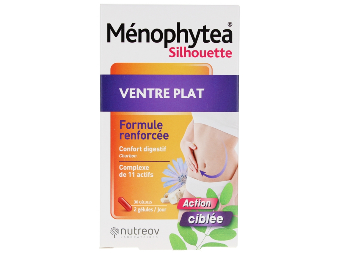 Menophytea Silueta Vientre Plano 30 Cápsulas NUTREOV