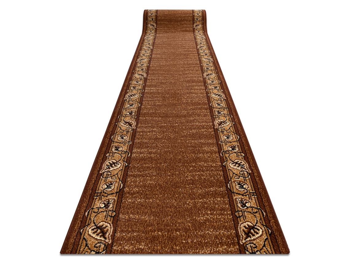 Alfombra de Pasillo Bcf Feliks Marrón 64 cm
