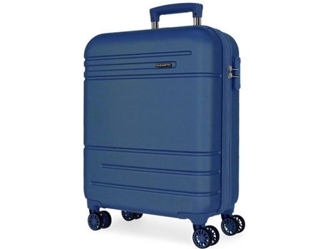 Movom Turbo Maleta de cabina Beige 40x55x20 cms Rígida ABS Cierre combinación 37L 2,7Kgs 4 Ruedas dobles Equipaje de Mano 