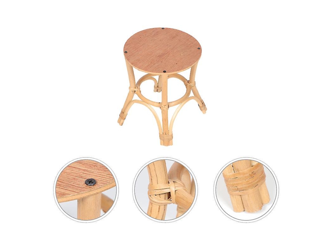 1 soporte para maceta de tejido de ratán. ALLINLESS