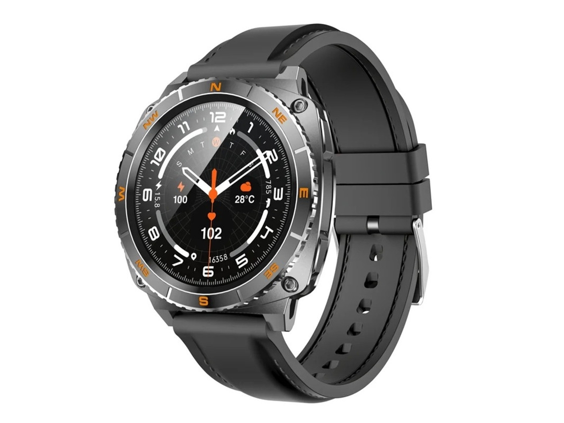 Reloj inteligente con batería de 400 mAh, sensor ST, esfera giratoria con enlace mecánico, esfera con IA, pantalla AMOLED, compatible con Android e iOS Yizhood.