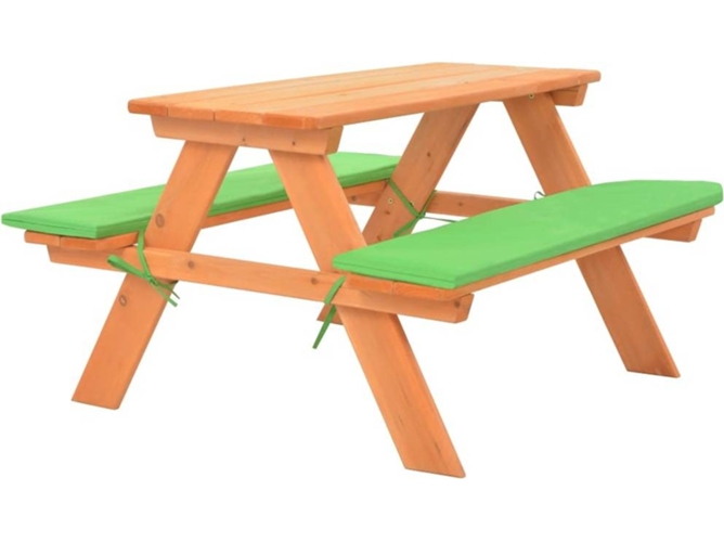 Muebles De Jardin VIDAXL Marrón Madera (125x32x50 cm)