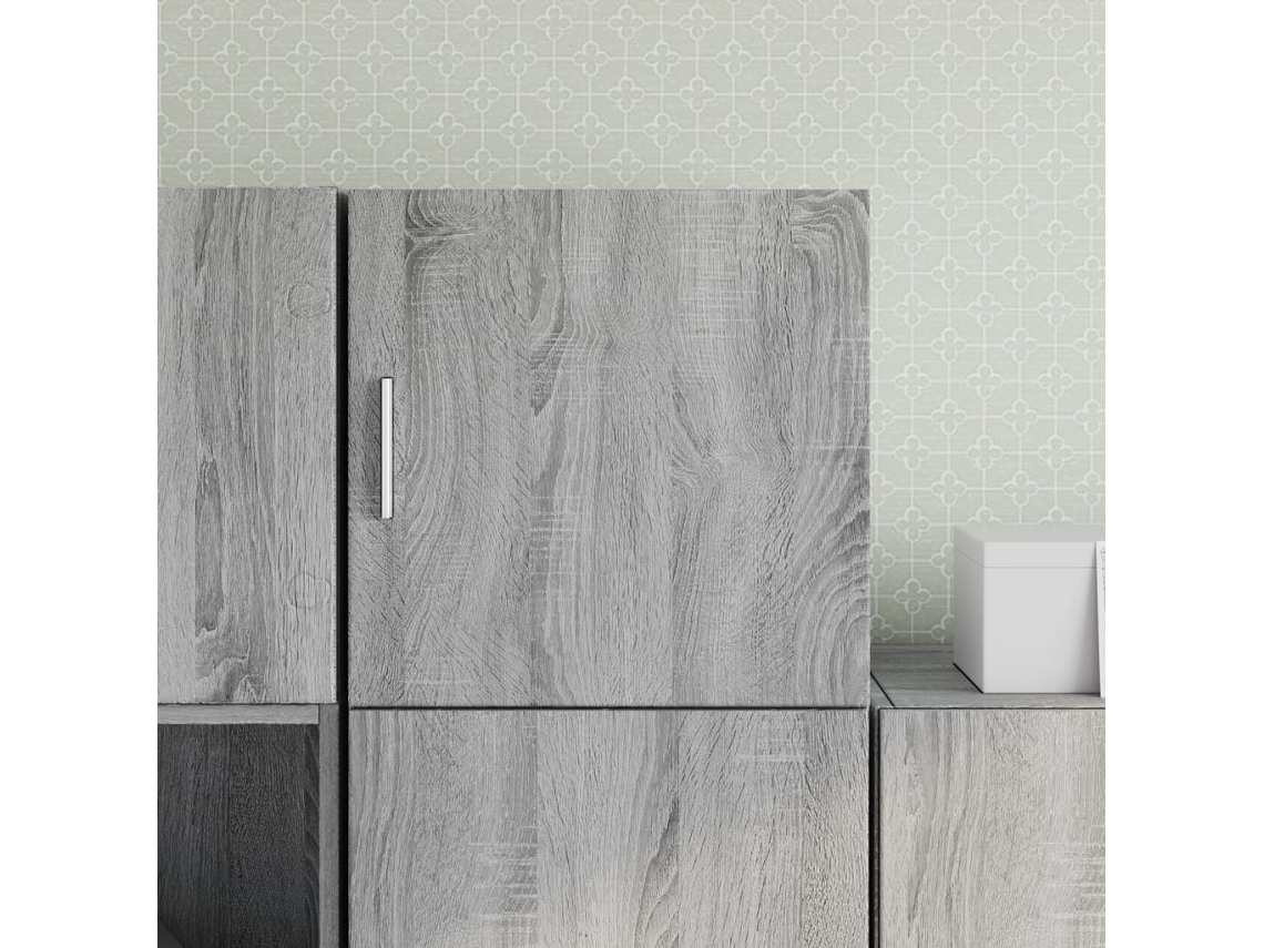 Armario De Pared Madera De Ingeniería Gris Sonoma 40x42,5x40 Cm