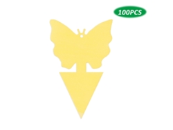 100 Trampas Adhesivas De Doble Cara Para Insectos Voladores, Ideales Para Plantas De Interior Y Exterior.