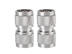 Adaptador de antena coaxial RF (conector N macho a macho, paquete de 2)