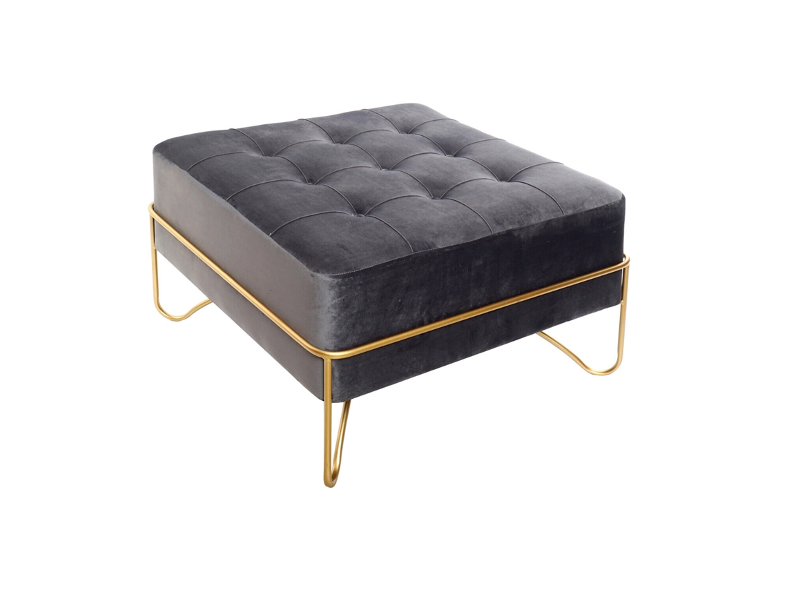 Descalzadora Poliester Metal Terciopelo 80x80x47cm
