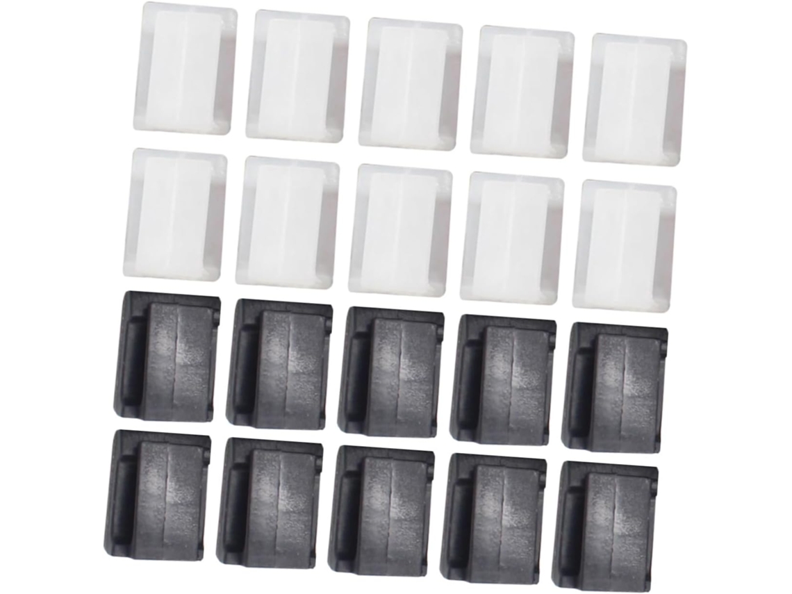 Paquete De 100 Clips Autoadhesivos Para Cables Para El Hogar, El Coche Y La Oficina.