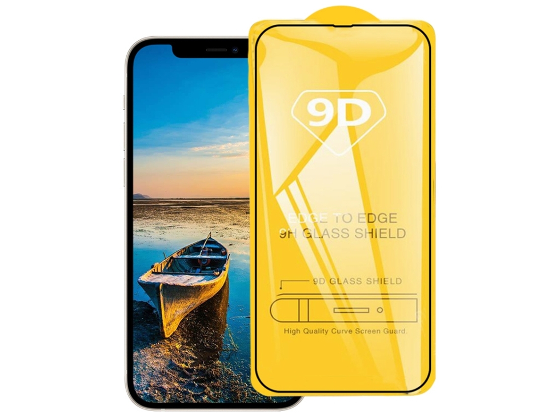 Protector De Pantalla De Vidrio Yuysan Para Iphone 11 Pro Max Con Pegamento Completo 9d.