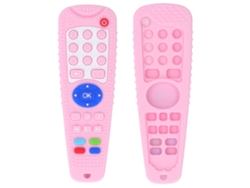Chupete De Juguete Para Bebé Con Mando A Distancia, De Silicona Suave Con Botones Surtidos, Color Rosa.