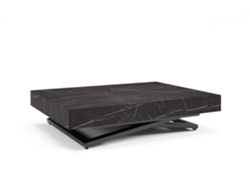 Mesa De Centro FURNLUX Premium Sanna U (Negro, Madera Contrachapada - 80X200X80 Cm)