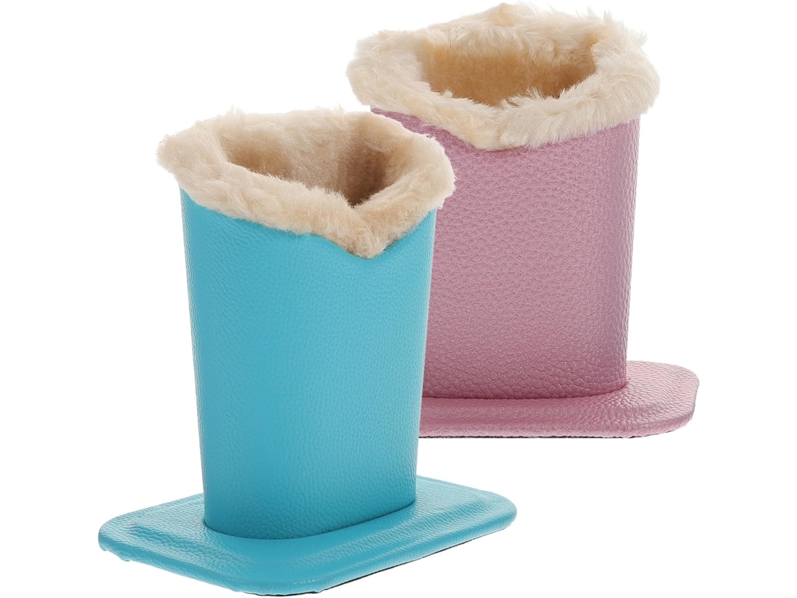 Estuche Gafas Sintética Forro Felpa Suave Juego 2 Elegantes Estuches Oficina Dormitorio Diseño Único