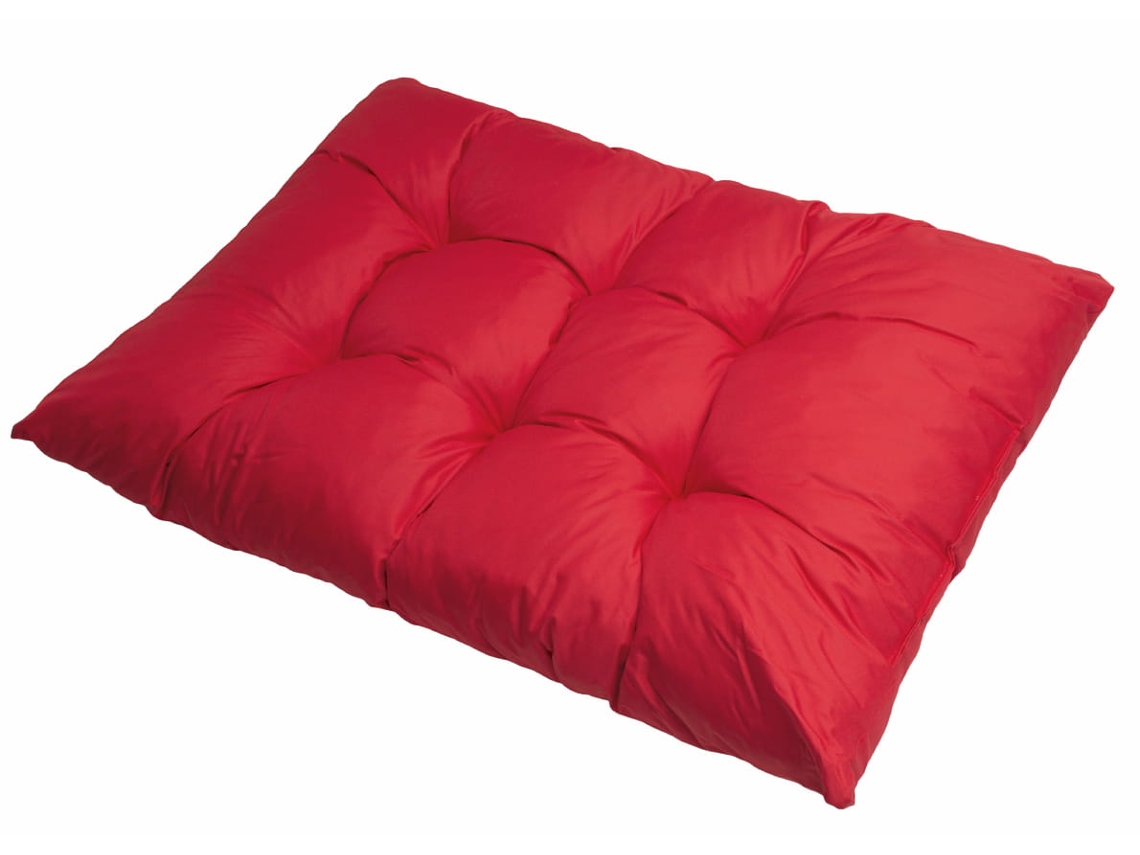 Cojín palet 120x50cm cojín del asiento europalets cojín de suelo infantil cojín de paleta exterior rojo SETGARDEN
