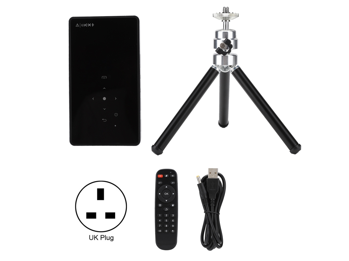 Proyector portátil con Wi-Fi y compatible con Android