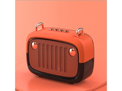 (naranja) Nuevo Altavoz Bluetooth Portátil Bs32d Con Dibujos Animados Creativos